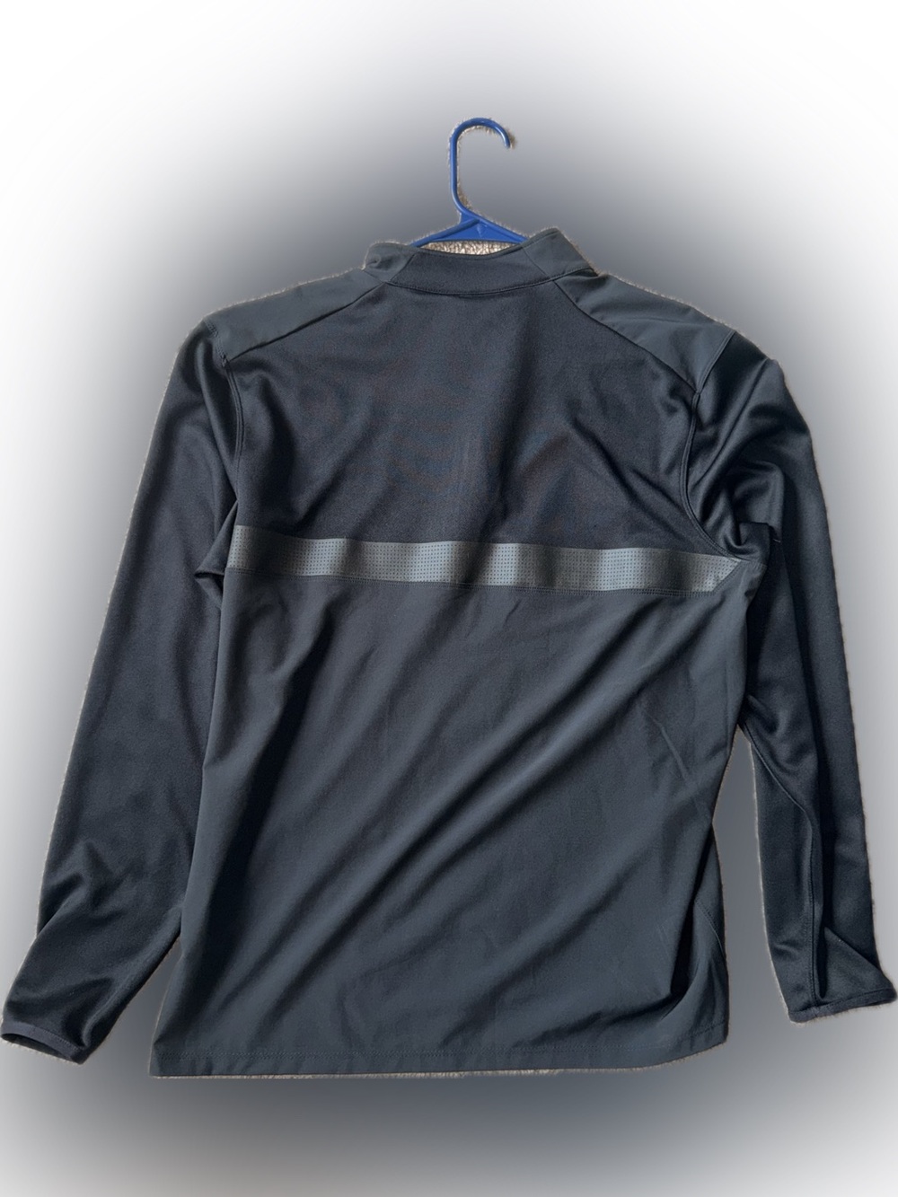 Nike Black Quarter-Zip Performance Jacket with Elevate Logo - Picture 2 of 3